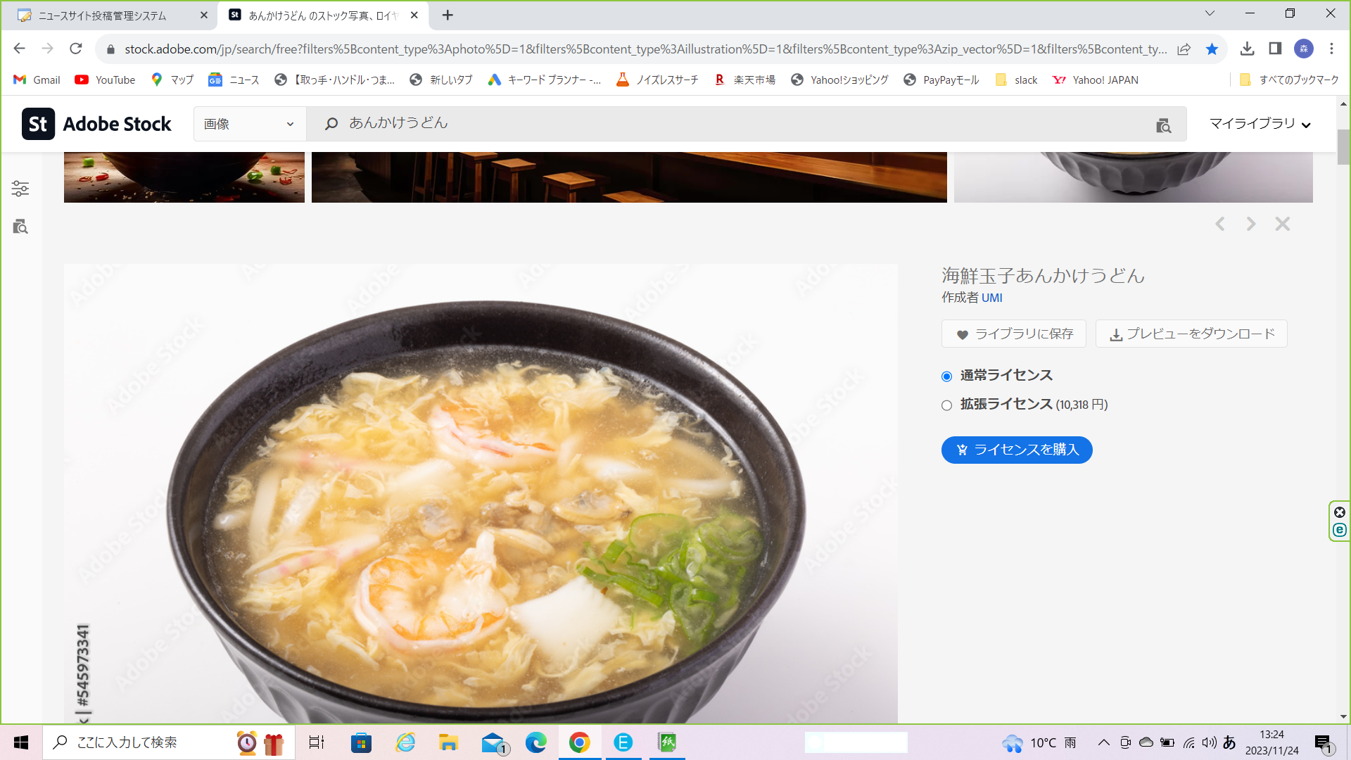 醤油うどん